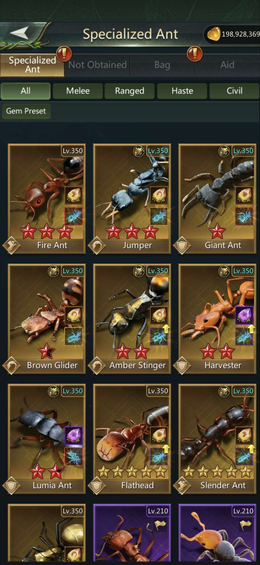 продажа аккаунта к игре Ant Legion